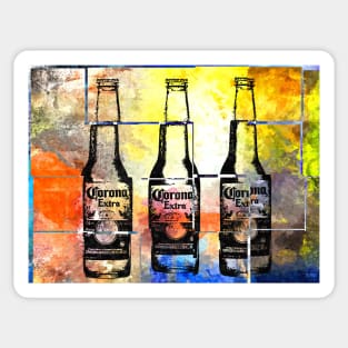 Corona Beer Mosaic Sticker